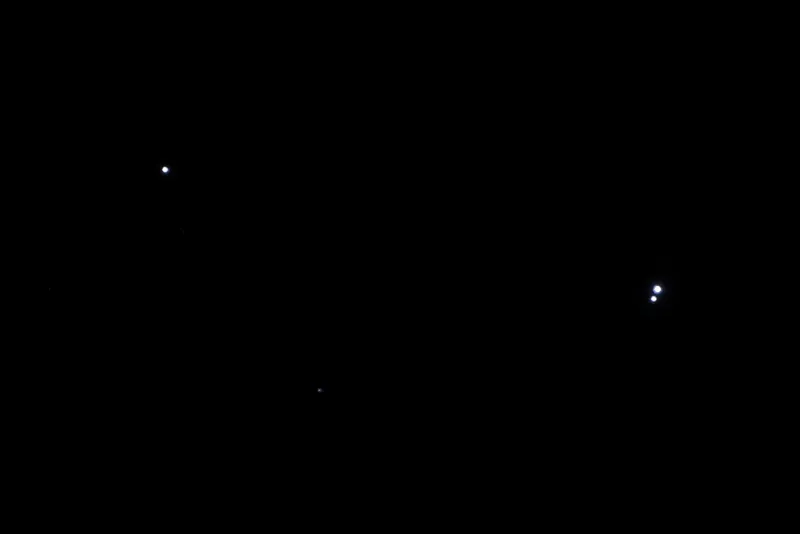 Mizar und Alkor im Großen Wagen